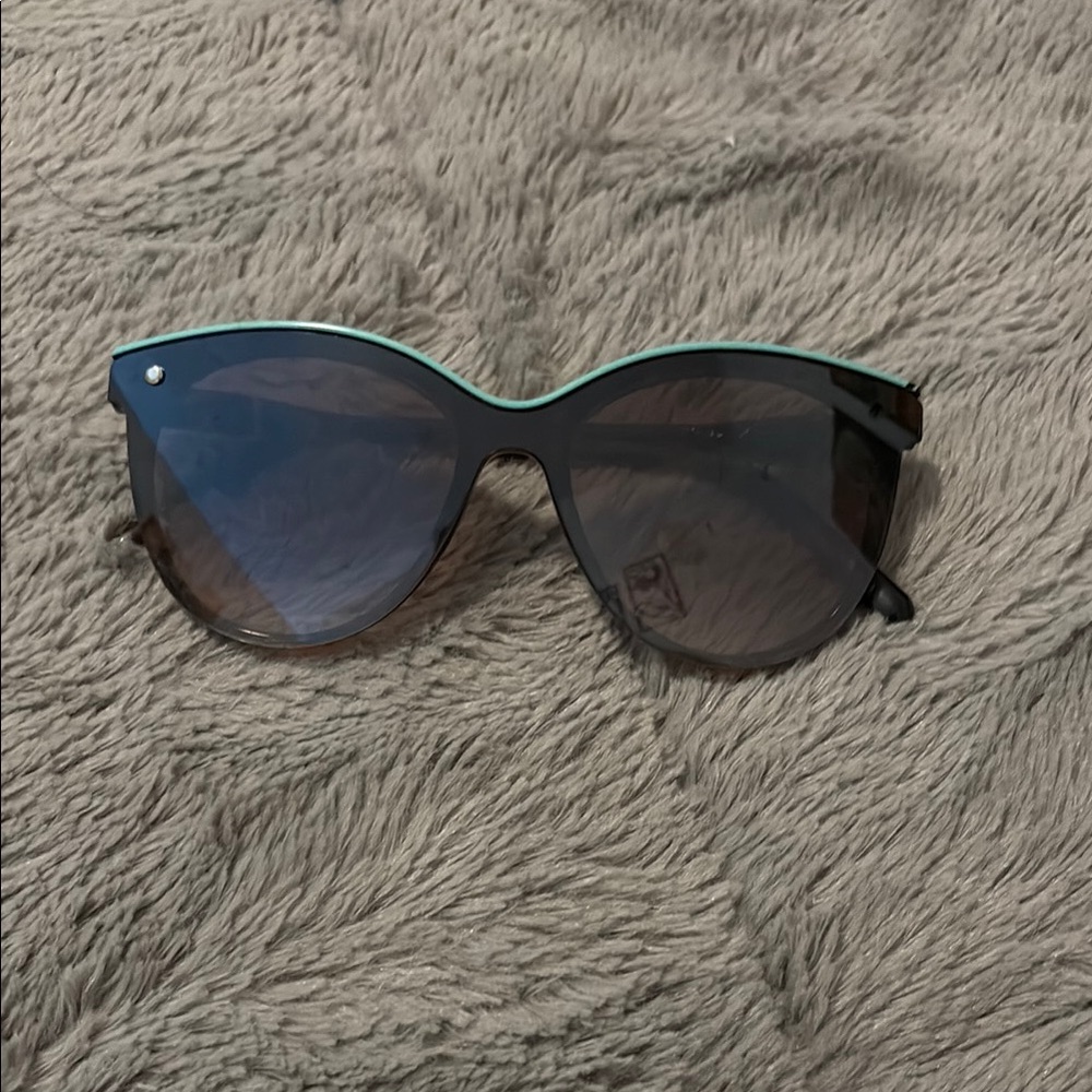 Black Aviator Style Sunglasses with Dark Lenses
